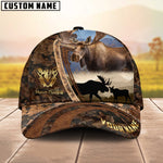 Blisscorners Hunting Forest Camo Sunset Scene Personalized Hat 3D Printed | Brown