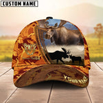 Blisscorners Hunting Forest Camo Sunset Scene Personalized Hat 3D Printed | Orange