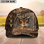 Blisscorners Personalized Wild Buck Camo Hunting 3D Cap, Perfect Gift for Hunter