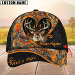 Blisscorners Deer Hunting The Best Love Deer Country Girls Pattern Multicolor Personalized Name 3D Cap