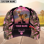 Blisscorners Deer Hunting Camouflage Pattern Multicolor Personalized Name 3D Cap