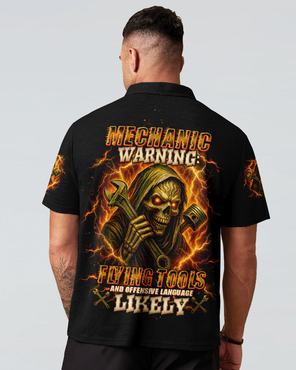 BLISSCORNERS NEVER MESS WITH TRUCK DRIVER ALL OVER PRINT