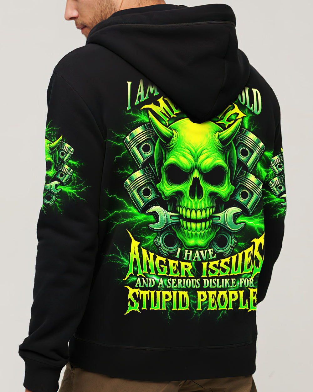 BLISSCORNERS YES I AM A PLUMBER SKULL ALL OVER PRINT
