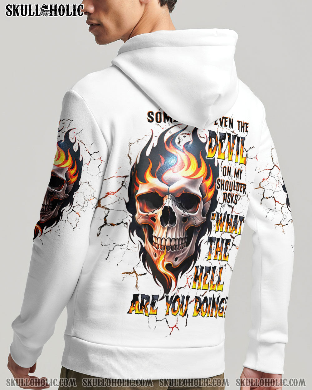 BLISSCORNERS SOMETIMES EVEN THE DEVIL ALL OVER PRINT