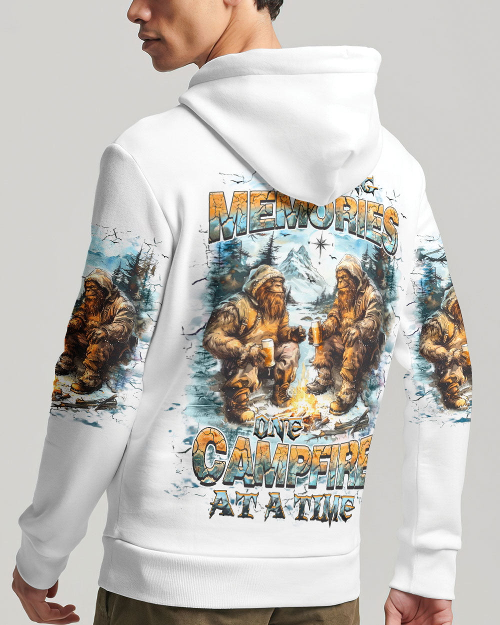 BLISSCORNERS MAKING MEMORIES ONE CAMPFIRE AT A TIME BIGFOOT ALL OVER PRINT