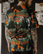 BLISSCORNERS BUCK AROUND AND FIND OUT DEER HUNTING ALL OVER PRINT