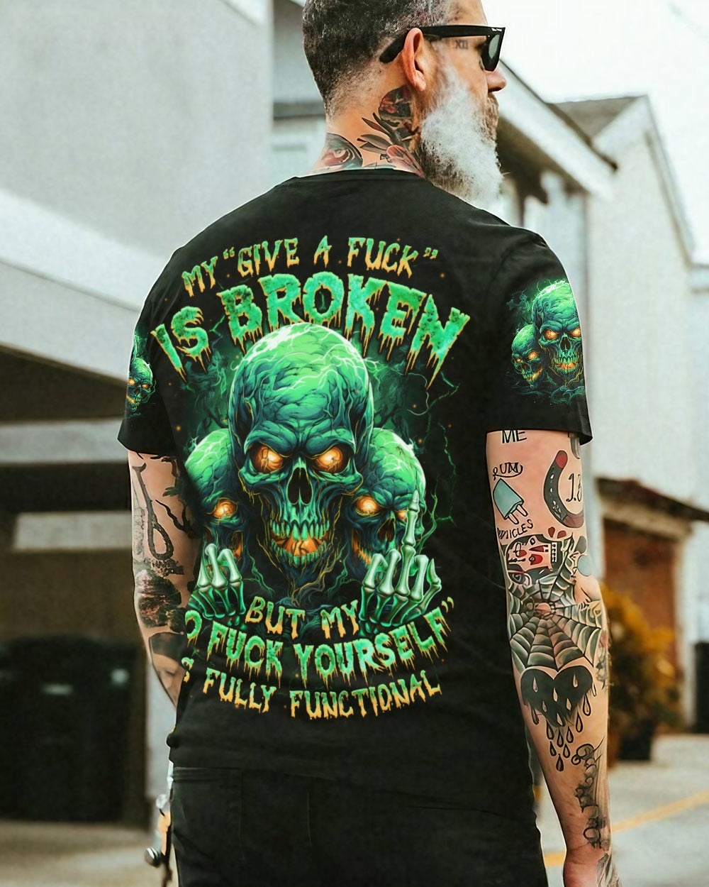 BLISSCORNERS MY GIVE A F IS BROKEN ALL OVER PRINT
