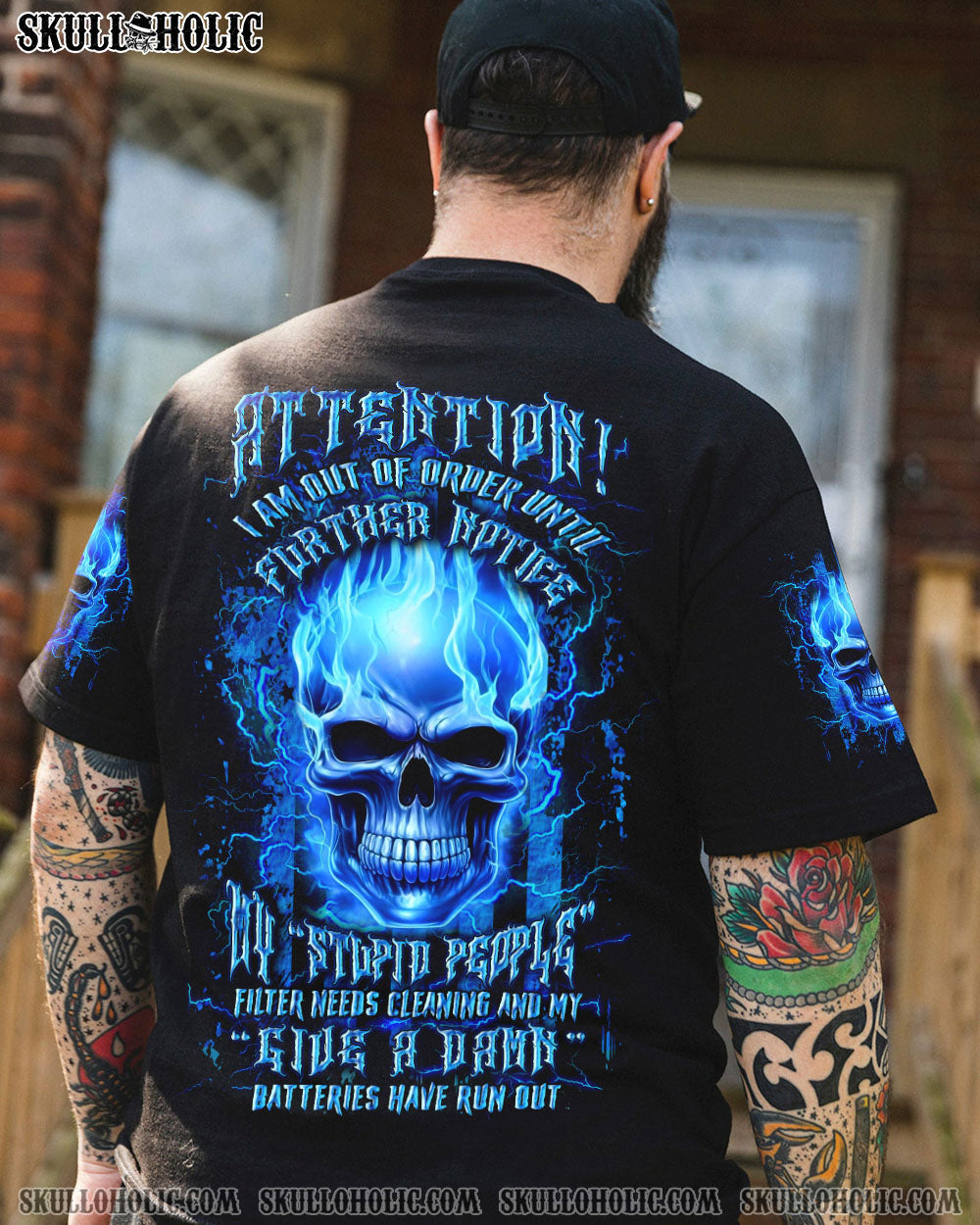 BLISSCORNERS ATTENTION I AM OUT OF ORDER ALL OVER PRINT