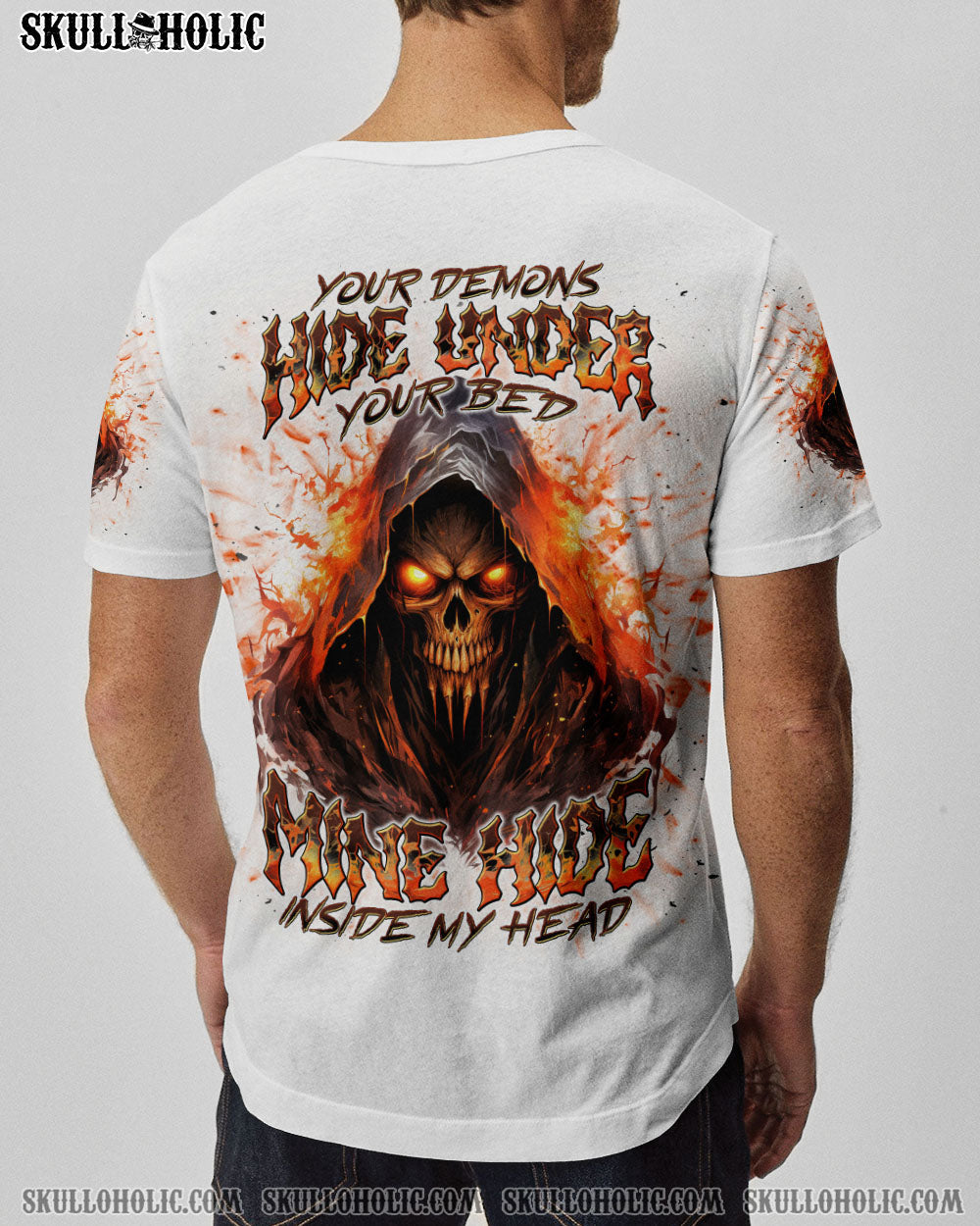 BLISSCORNERS YOUR DEMONS HIDE UNDER YOUR BED ALL OVER PRINT