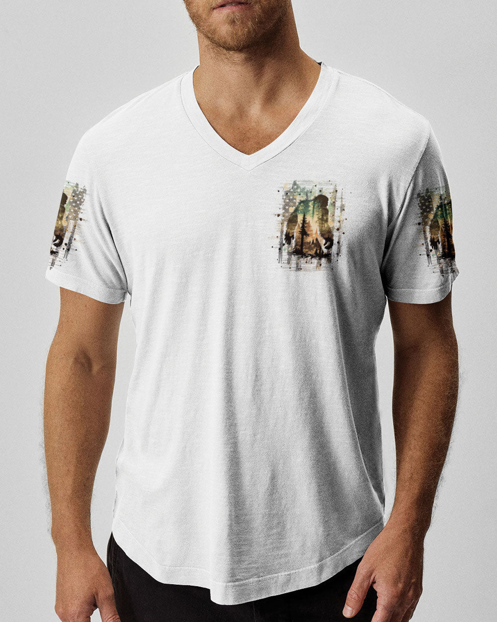 BLISSCORNERS BORN TO EXPLORE DESTINED TO BE WILD BIGFOOT ALL OVER PRINT