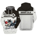 Blisscorners Border Collie Custom T-Shirts Border Collie Brings Happiness 3D Shirt