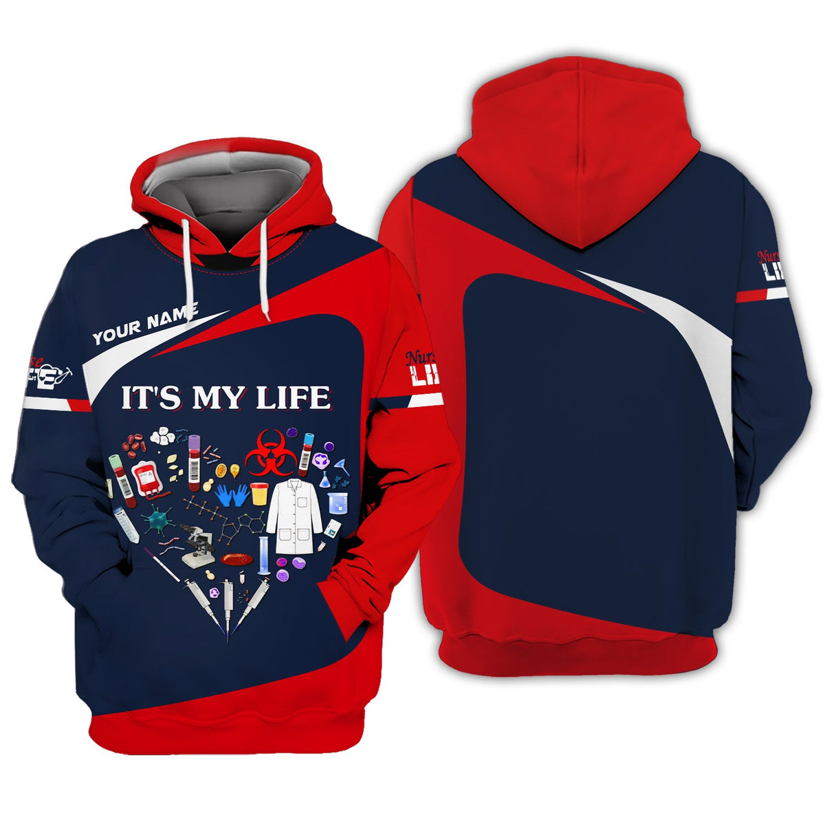 Blisscorners Personalized Nurse Life Shirt - Embrace Your Passion for Nursing