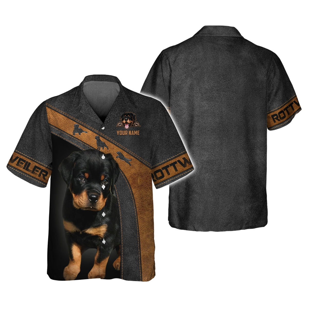 Blisscorners The Puppy Rottweiler Custom T-Shirts Rottweiler 3D Shirt Gift For Dog Lovers
