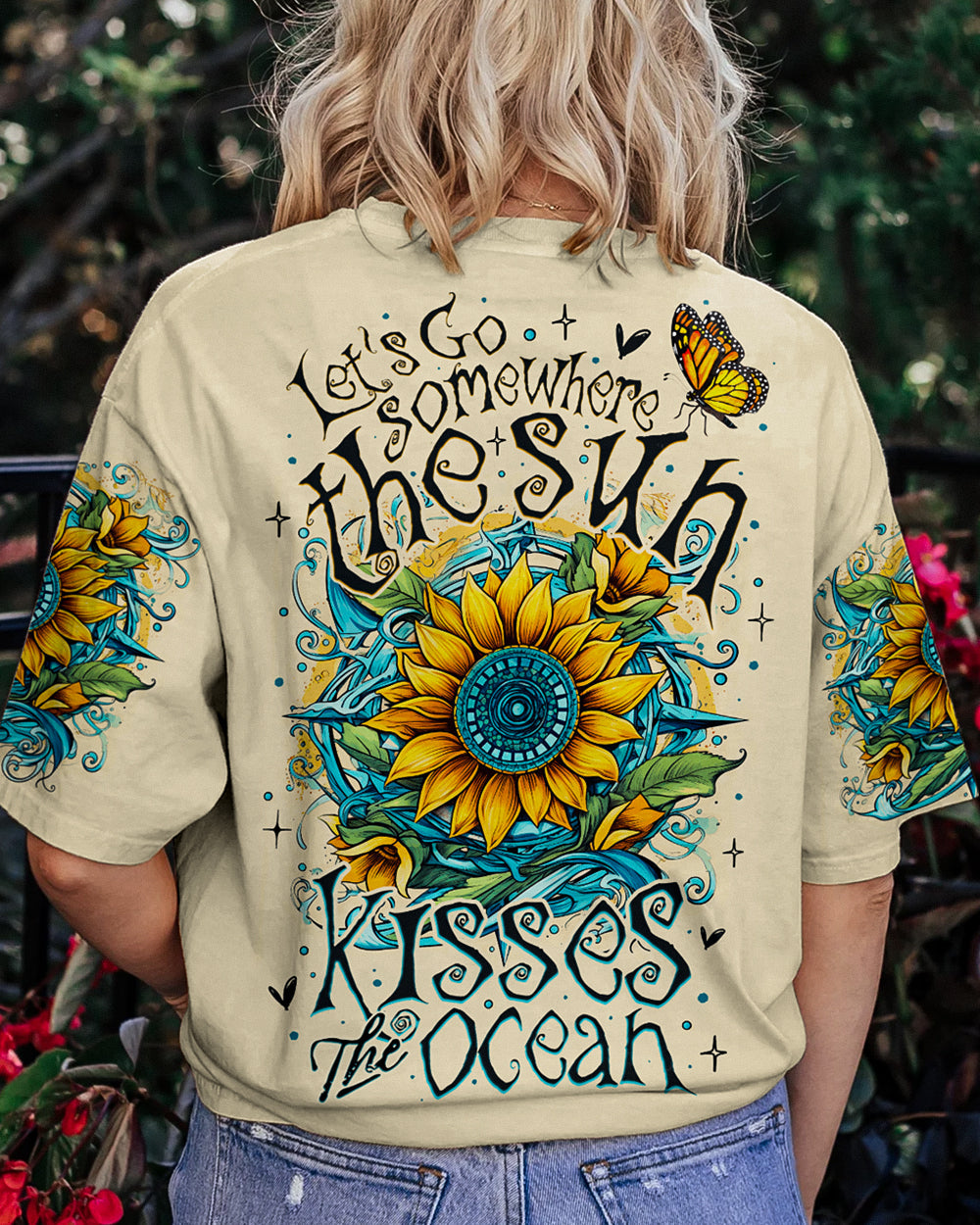 BLISSCORNERS THE SUN KISSES THE OCEAN ALL OVER PRINT