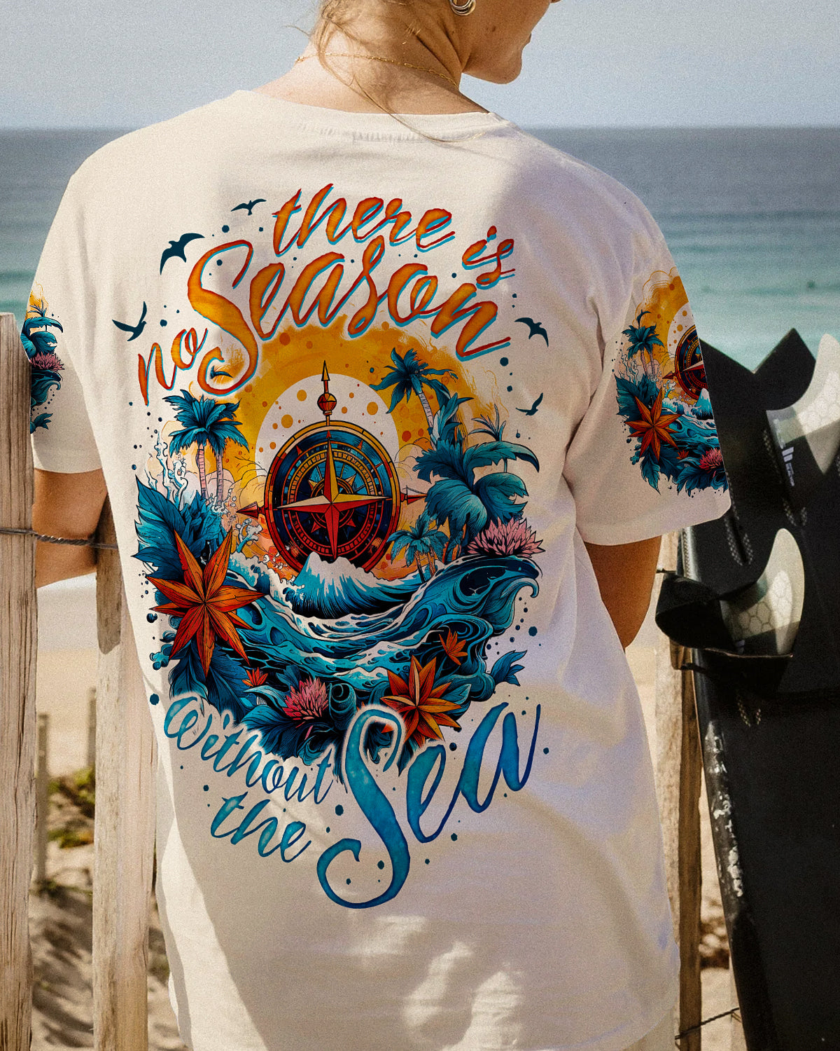 BLISSCORNERS THERE IS NO SEASON WITHOUT THE SEA ALL OVER PRINT