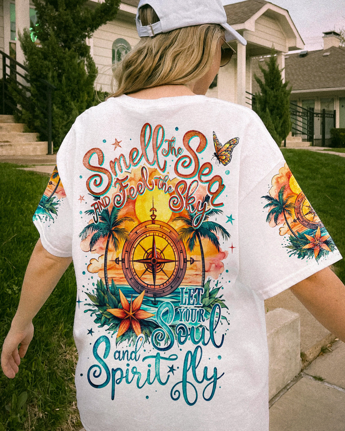 BLISSCORNERS SMELL THE SEA AND FEEL THE SKY ALL OVER PRINT