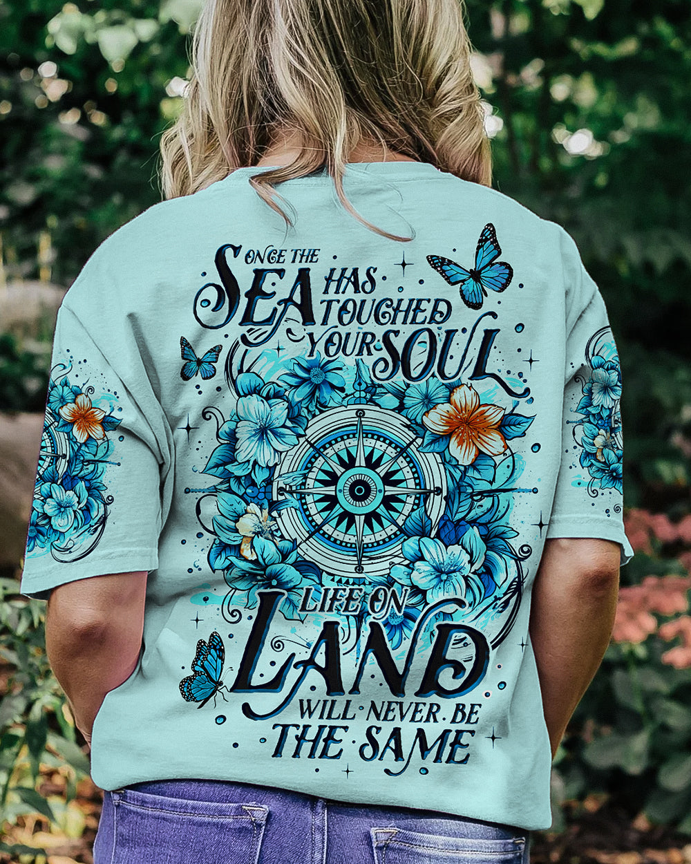 BLISSCORNERS THE SEA HAS TOUCHED YOUR SOUL ALL OVER PRINT