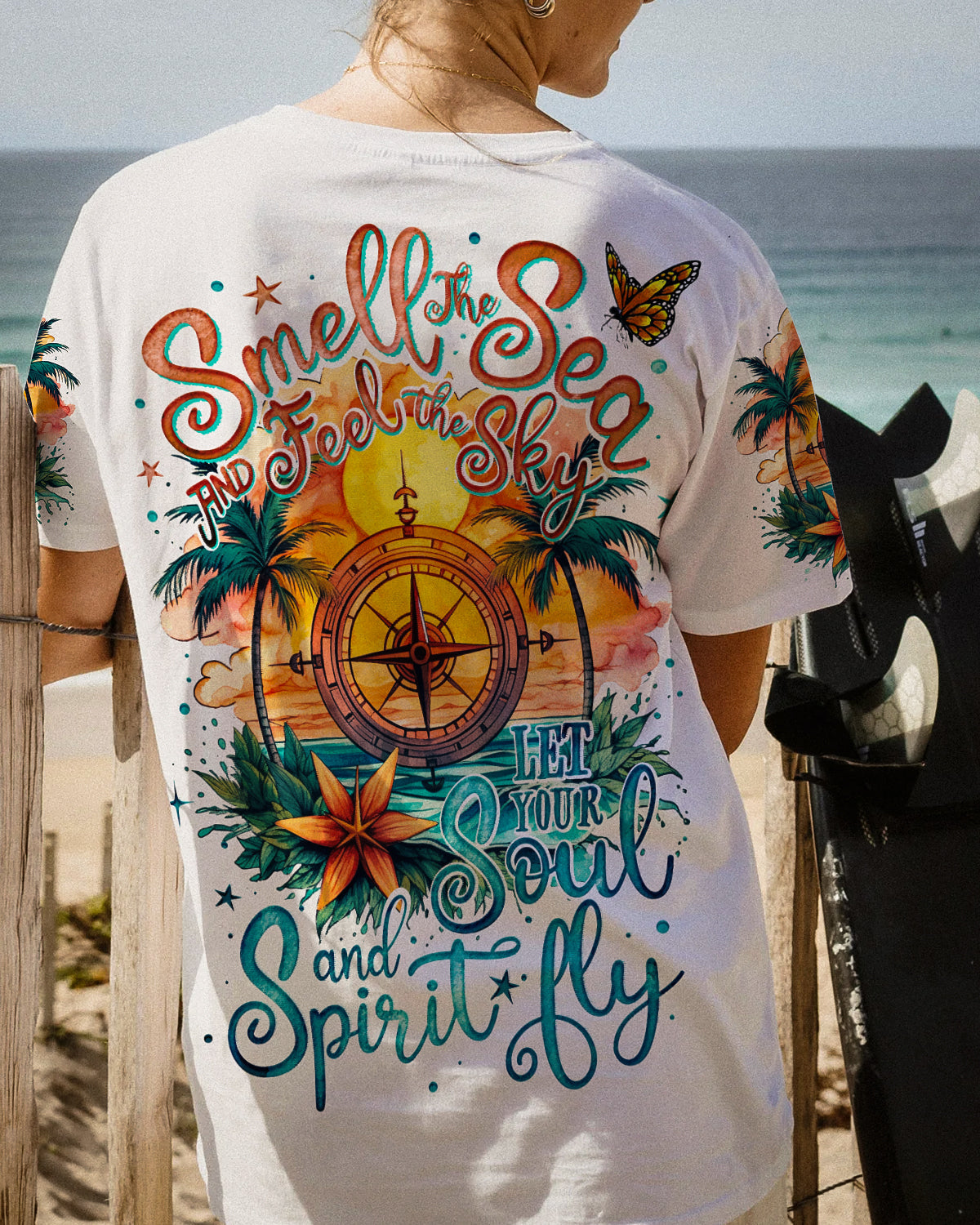 BLISSCORNERS SMELL THE SEA AND FEEL THE SKY ALL OVER PRINT