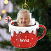 (Photo Inserted) Blisscorners Baby In Hot Cocoa - Personalized Custom Acrylic Ornament