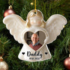 (Photo Inserted) Blisscorners Angel Among Us - Personalized Custom Acrylic Ornament