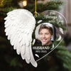 (Photo Inserted) Blisscorners Angel In Heaven - Personalized Custom Photo Acrylic Ornament