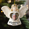 (Photo Inserted) Blisscorners Angel Among Us - Personalized Custom Acrylic Ornament