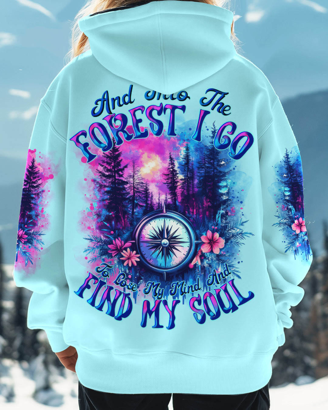 BLISSCORNERS AND INTO THE FOREST I GO ALL OVER PRINT