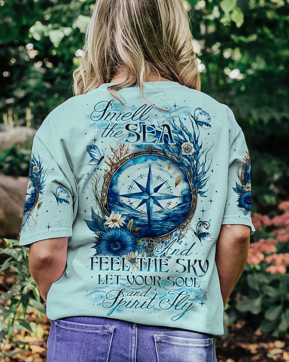 BLISSCORNERS SMELL THE SEA AND FEEL THE SKY ALL OVER PRINT