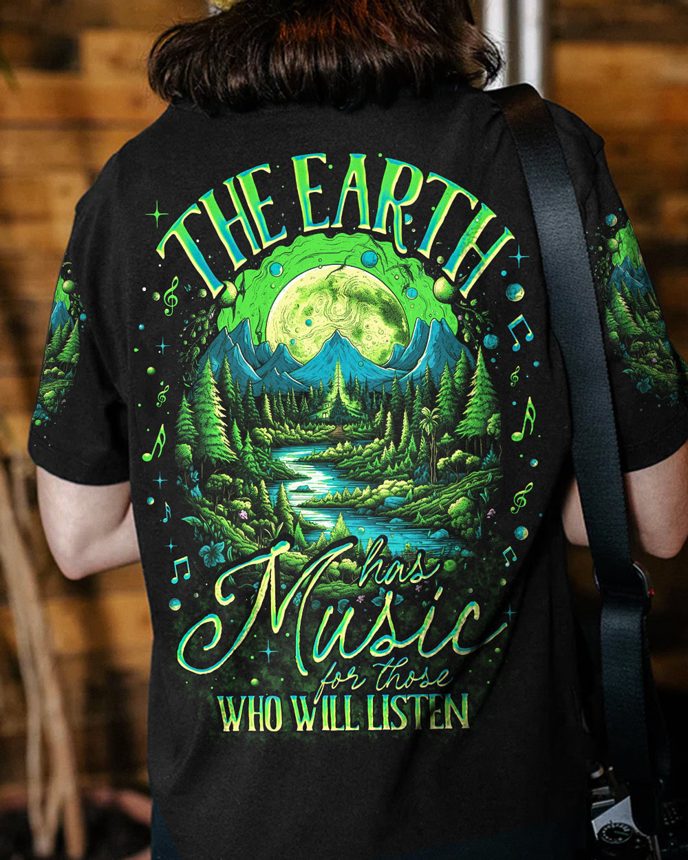 BLISSCORNERS THE EARTH HAS MUSIC ALL OVER PRINT