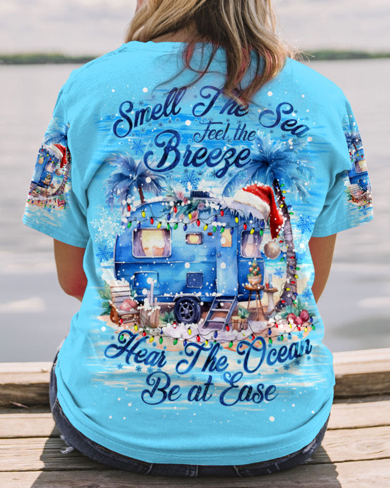 BLISSCORNERS SMELL THE SEA FEEL THE BREEZE CHRISTMAS ALL OVER PRINT