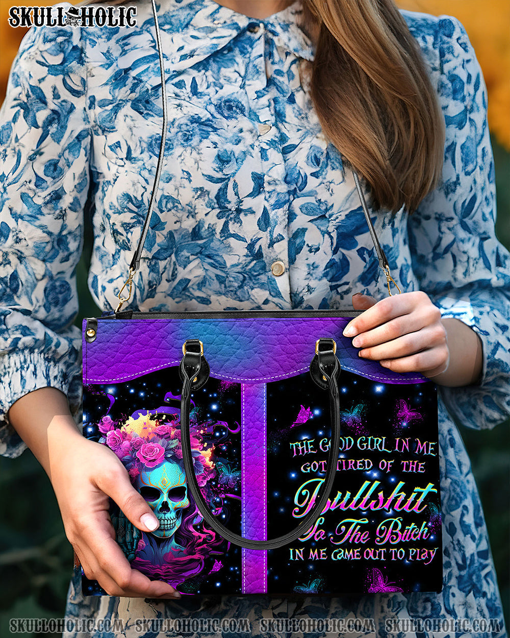 BLISSCORNERS THE GOOD GIRL IN ME LEATHER HANDBAG