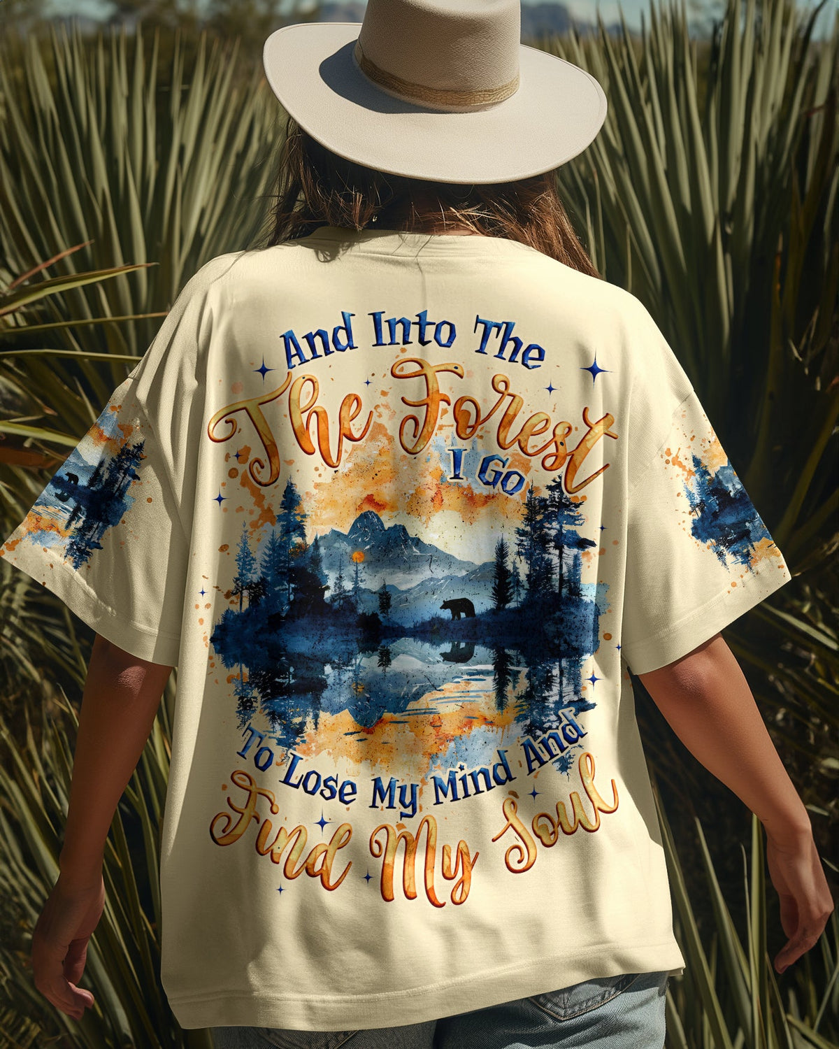 BLISSCORNERS AND INTO THE FOREST I GO ALL OVER PRINT