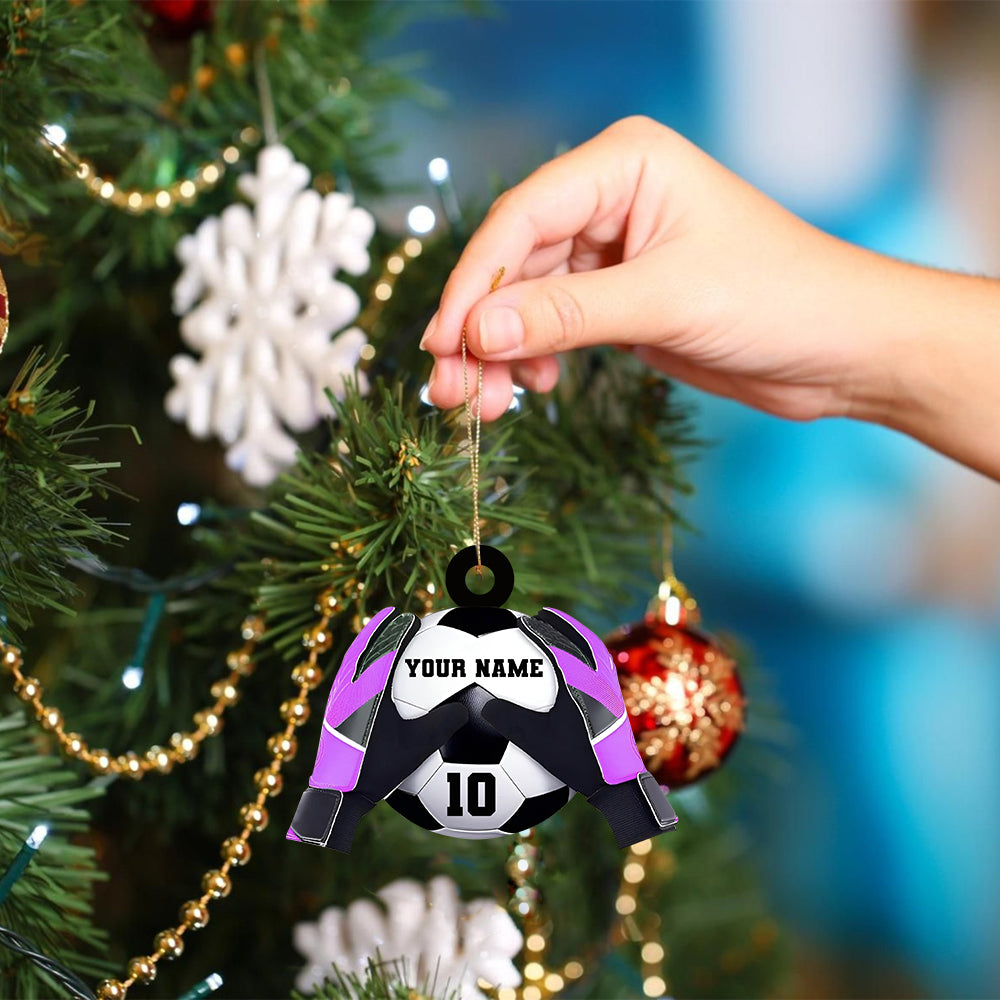 Blisscorners Goalkeeper Ornament, Personalized Ornament2D Flat LM2211