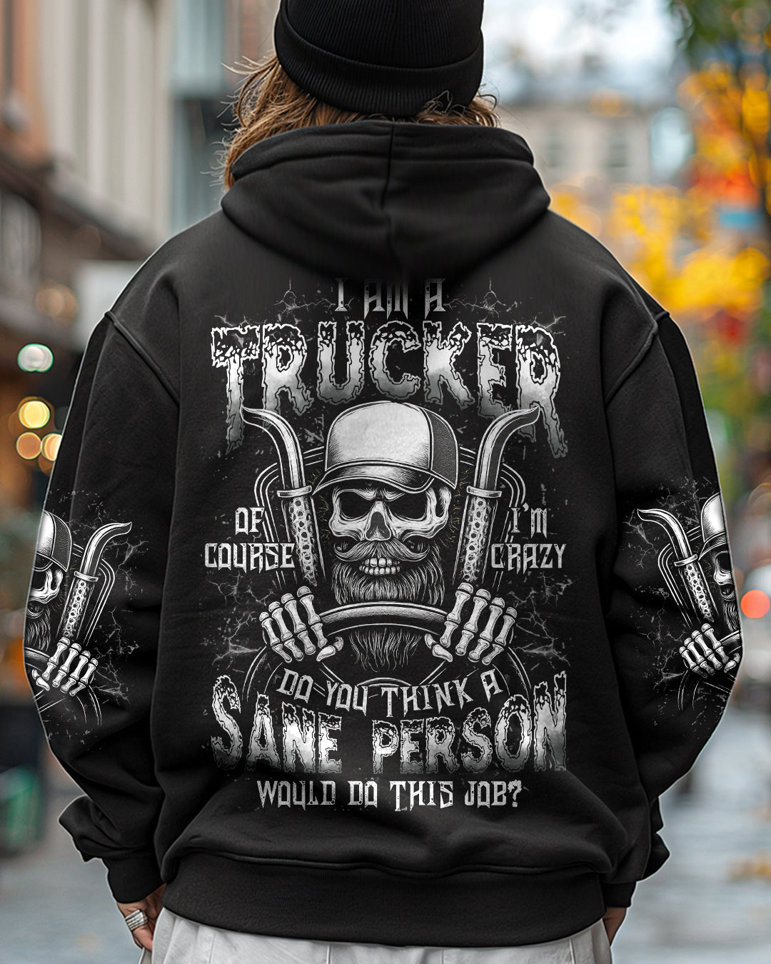 BLISSCORNERS MECHANIC WARNING FLYING TOOLS REAPER SKULL ALL OVER PRINT