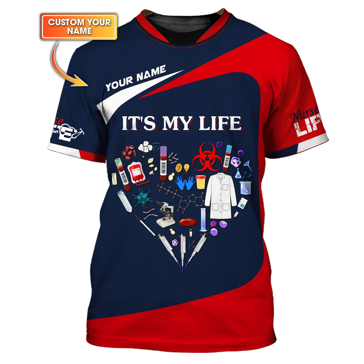 Blisscorners Personalized Nurse Life Shirt - Embrace Your Passion for Nursing