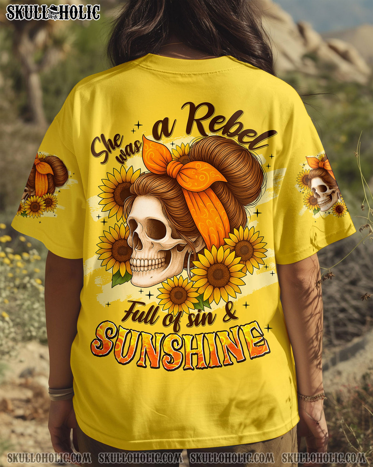 BLISSCORNERS YOU COULDN'T HANDLE ME MESSY BUN TIE DYE ALL OVER PRINT