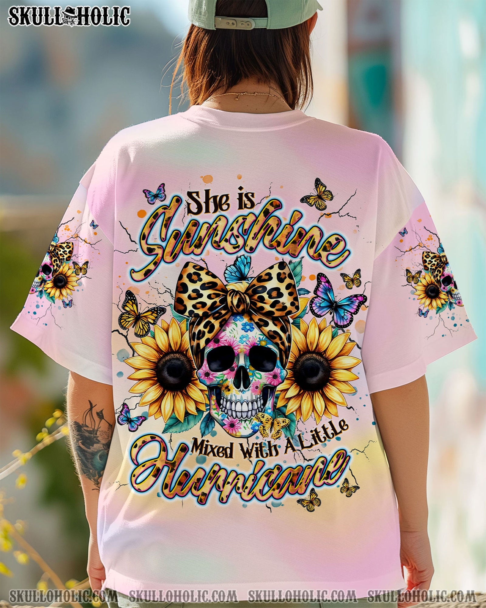 BLISSCORNERS SHE IS SUNSHINE  TIE DYE ALL OVER PRINT