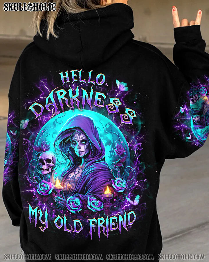 BLISSCORNERS HELLO DARKNESS MY OLD FRIEND ALL OVER PRINT