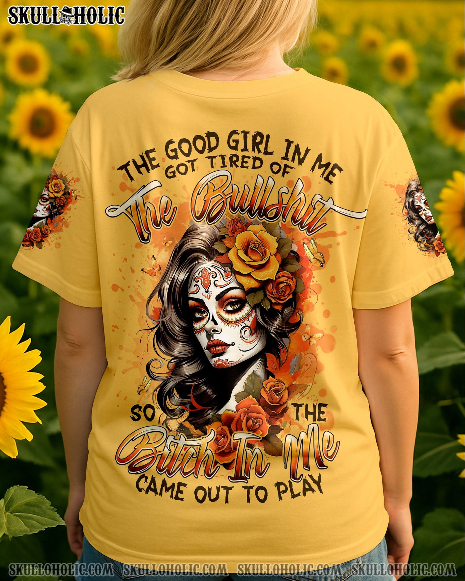 BLISSCORNERS THE GOOD GIRL IN ME ALL OVER PRINT