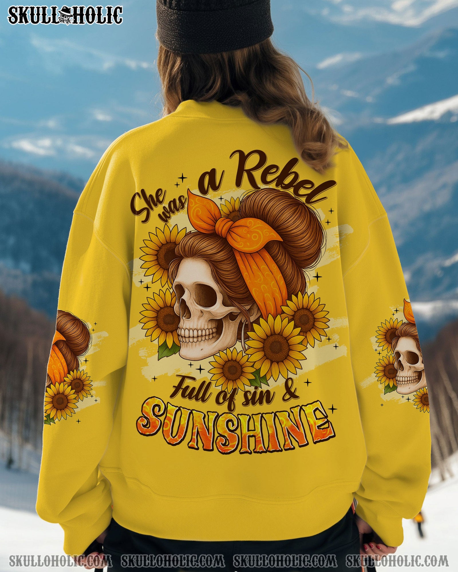 BLISSCORNERS YOU COULDN'T HANDLE ME MESSY BUN TIE DYE ALL OVER PRINT