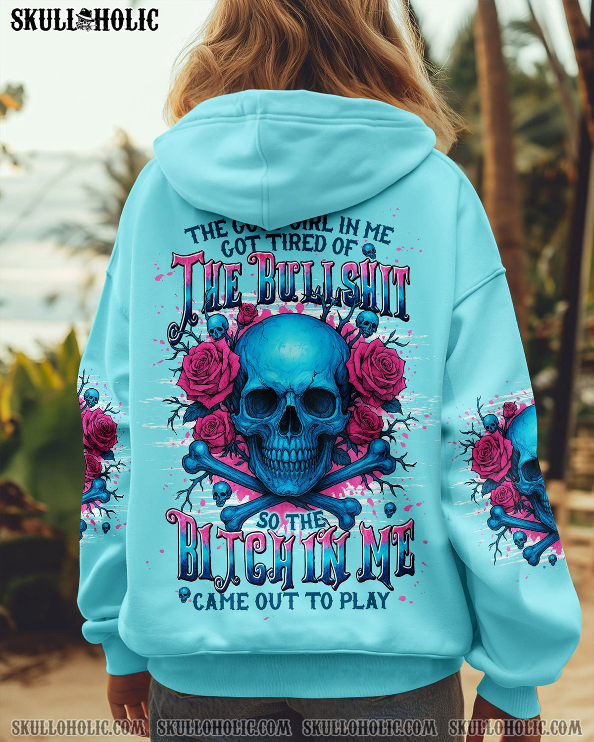 BLISSCORNERS THE GOOD GIRL IN ME ALL OVER PRINT