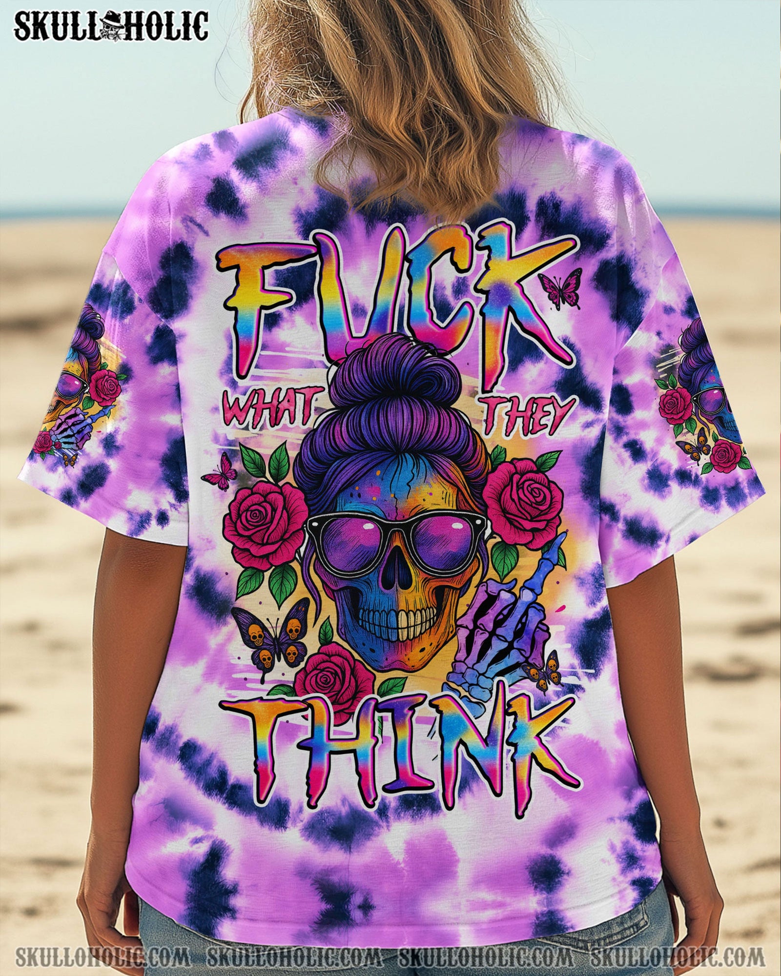 BLISSCORNERS F WHAT THEY THINK TIE DYE ALL OVER PRINT
