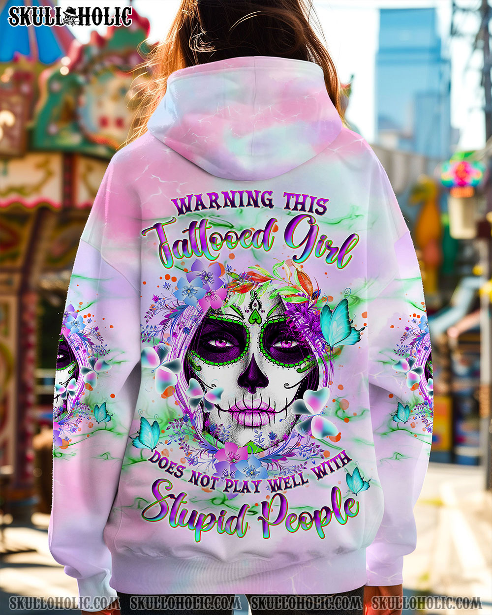BLISSCORNERS WARNING THIS TATTOOED GIRL ALL OVER PRINT