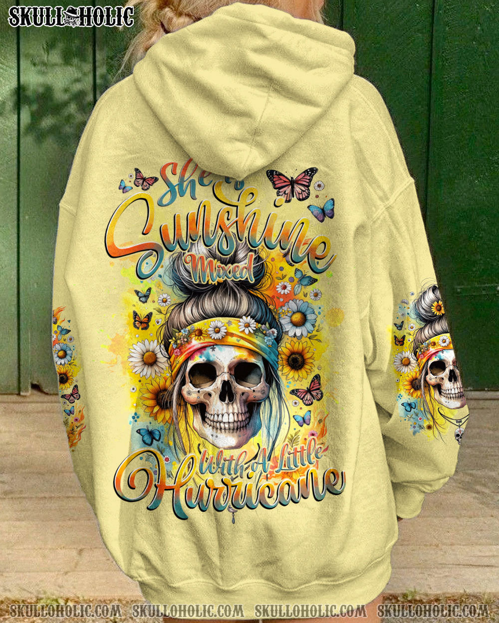 BLISSCORNERS SWEET OFTEN DANGEROUS MESSY BUN ALL OVER PRINT