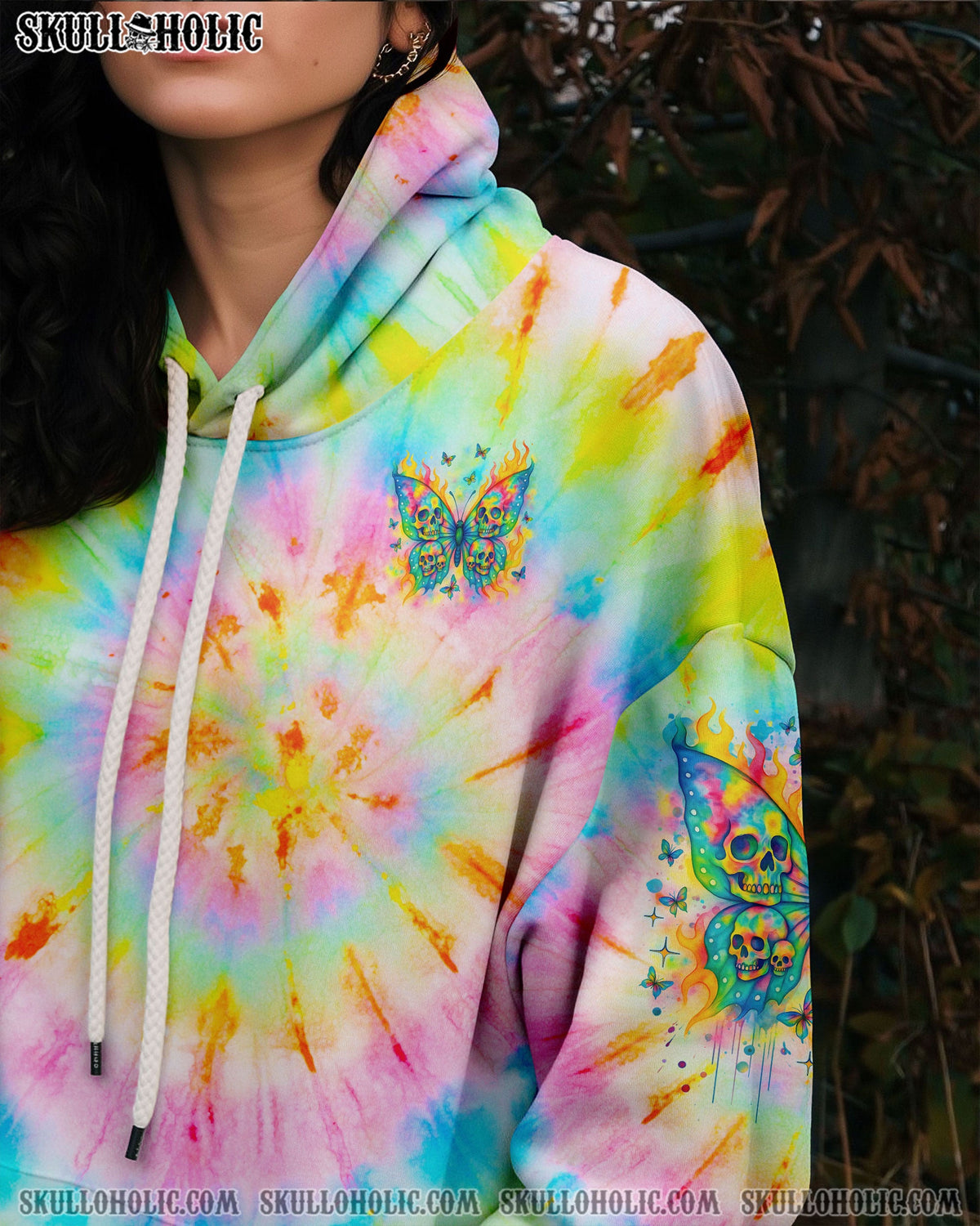 BLISSCORNERS KARMA FAIRY SKULL BUTTERFLY ALL OVER PRINT