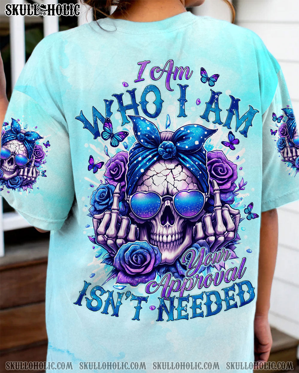 BLISSCORNERS I AM WHO I AM TIE DYE ALL OVER PRINT