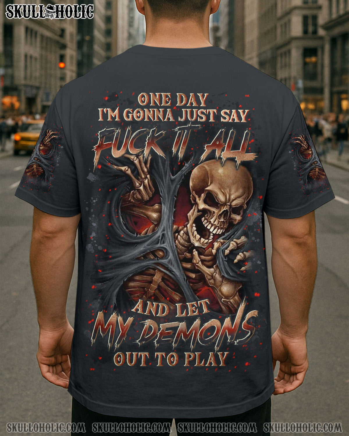 BLISSCORNERS ONE DAY I'M GONNA JUST SAY ALL OVER PRINT