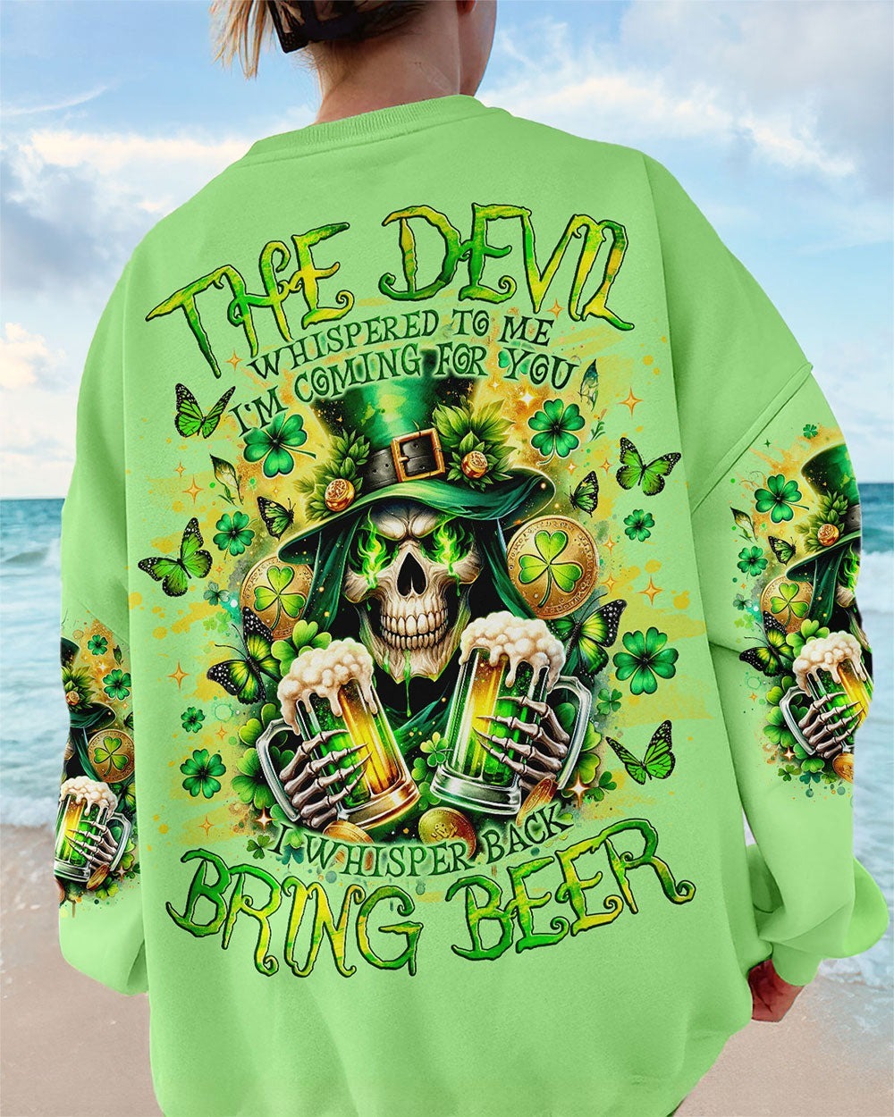 PATRICK'S DAY SKULL SHIRT