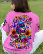 BLISSCORNERS (HOT DEAL) DON'T TRY TO FIGURE ME OUT MESSY BUN ALL OVER PRINT
