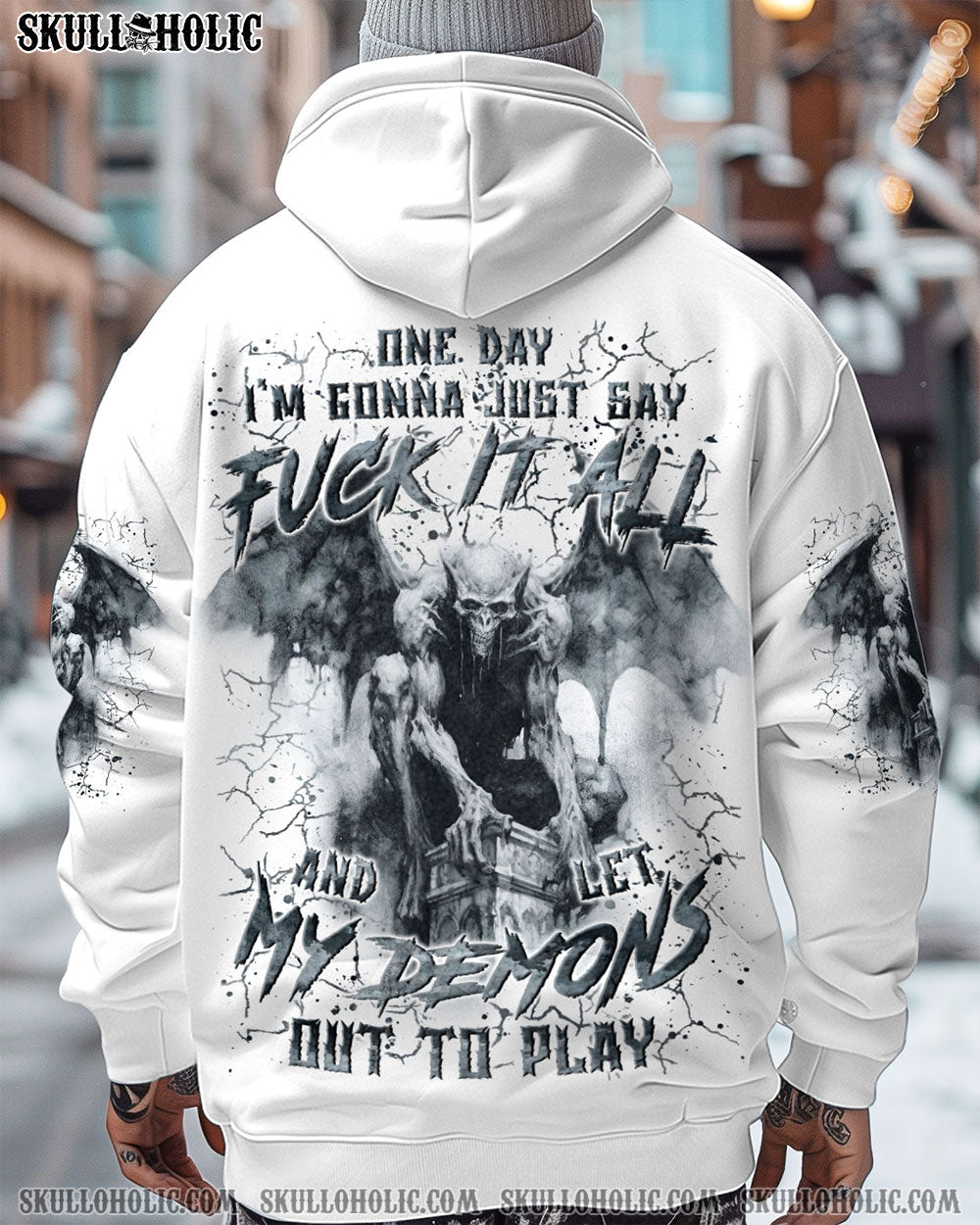 BLISSCORNERS ONE DAY I'M GONNA JUST SAY ALL OVER PRINT